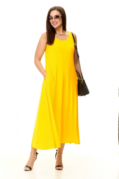 Платье Taita plus 2410 лимон - фото 3