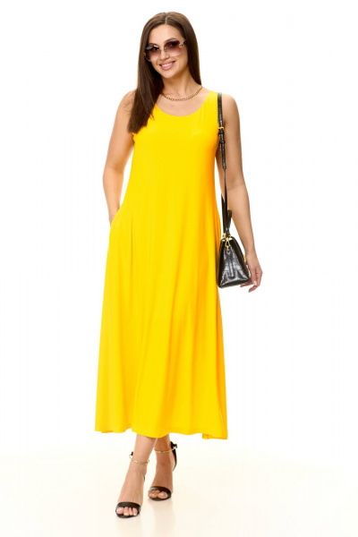 Платье Taita plus 2410 лимон - фото 2