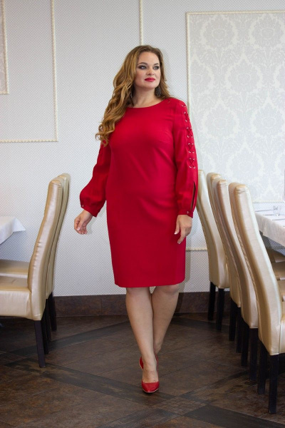 Платье SOVITA П-721 красный - фото 6