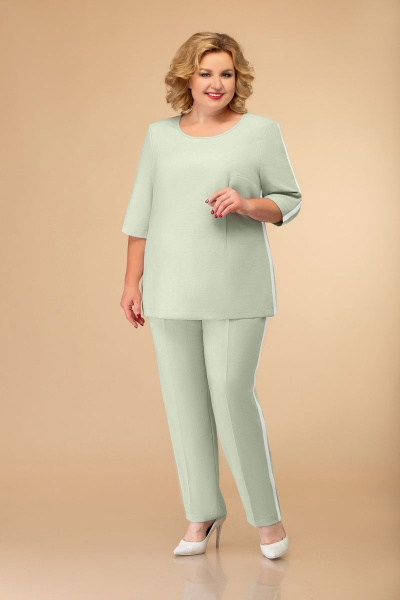Блуза, брюки, жилет Svetlana-Style 1241 фисташковый - фото 2