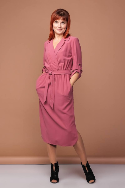Платье Соджи 405/1 розовый - фото 1
