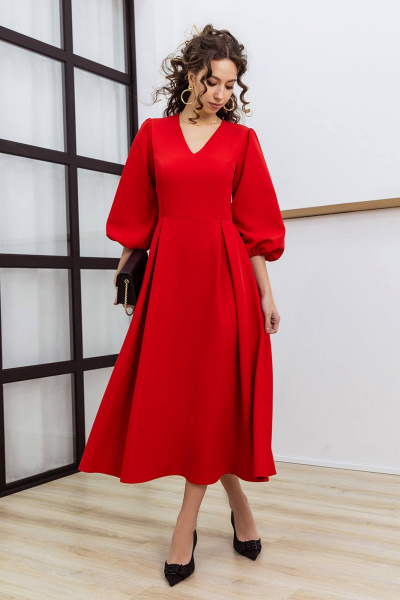 Платье Daloria 2051 красный - фото 8