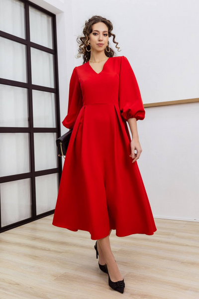 Платье Daloria 2051 красный - фото 3