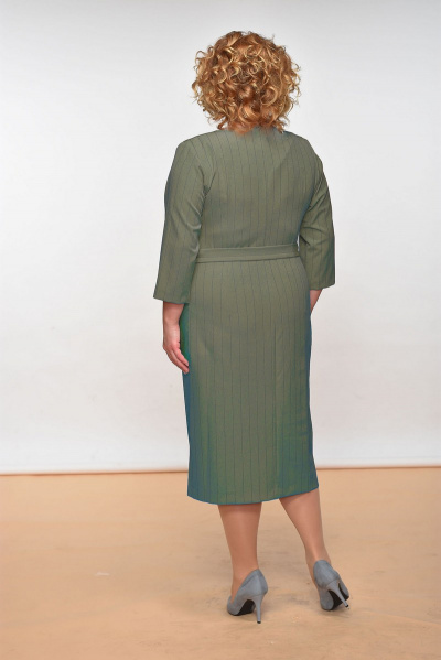Платье Lady Style Classic 1175 зеленый - фото 2