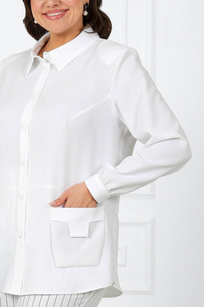 Блуза, брюки Ninele 7437 белый - фото 2