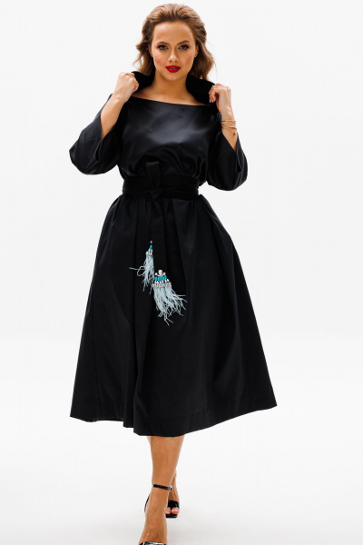 Платье Anastasia 1105 черный - фото 8