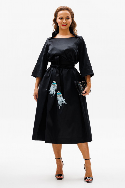 Платье Anastasia 1105 черный - фото 1