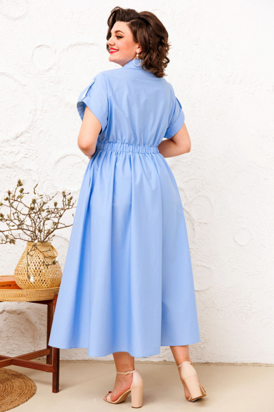 Платье AGATTI 5293 голубой - фото 2