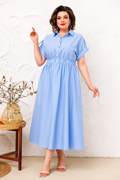 Платье AGATTI 5293 голубой - фото 1