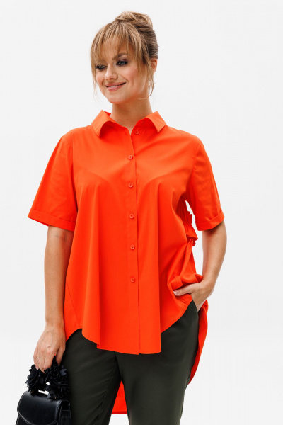 Блуза, брюки Mubliz 176 оранж-хаки - фото 12
