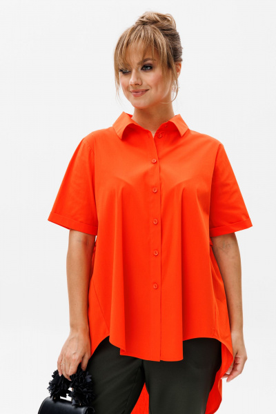Блуза, брюки Mubliz 176 оранж-хаки - фото 11