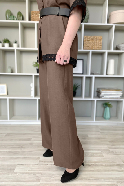 Блуза, брюки Rumoda 2213 коричневый - фото 9