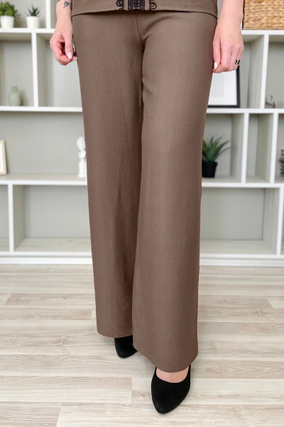 Блуза, брюки Rumoda 2213 коричневый - фото 7