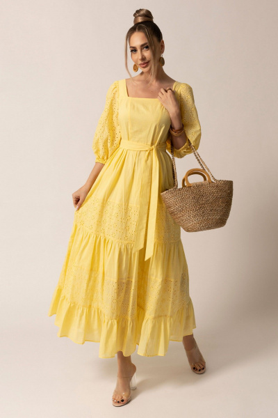 Платье Golden Valley 44117 желтый - фото 1