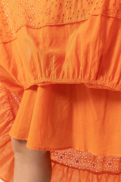 Платье Golden Valley 44117 оранжевый - фото 3