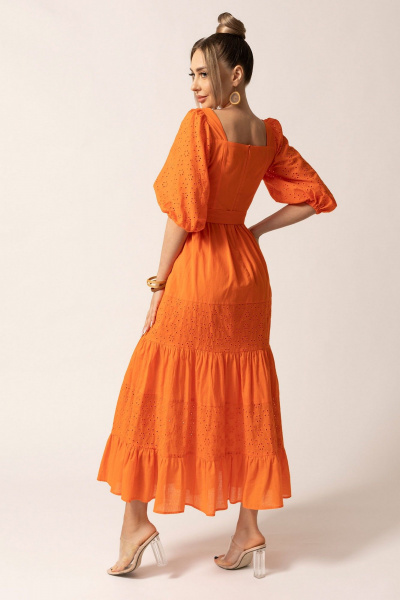 Платье Golden Valley 44117 оранжевый - фото 2
