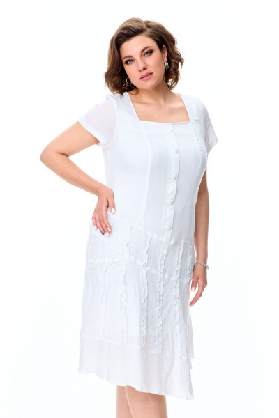 Платье Abbi 1029 белый - фото 9