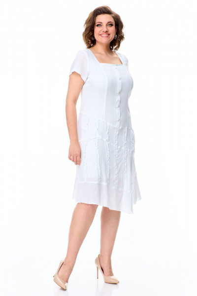 Платье Abbi 1029 белый - фото 3