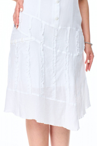 Платье Abbi 1029 белый - фото 6