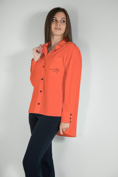 Блуза JeRusi 2075А оранжевый - фото 1