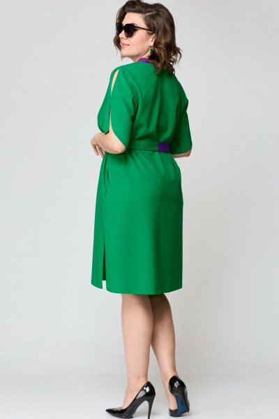 Платье EVA GRANT 7177 зелень - фото 13
