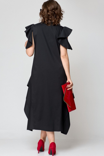 Платье EVA GRANT 7297 черный - фото 11