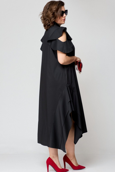 Платье EVA GRANT 7297 черный - фото 9