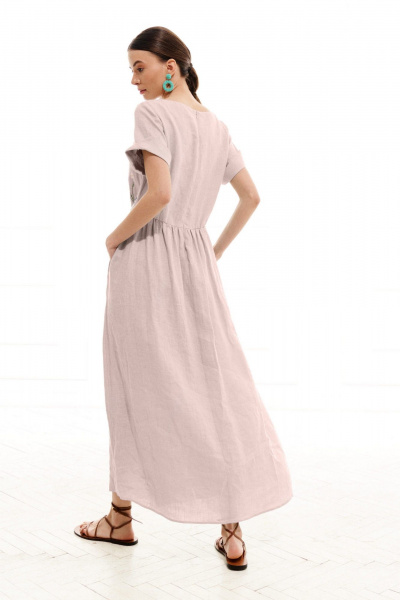 Платье ELLETTO LIFE 1003 розовый - фото 2