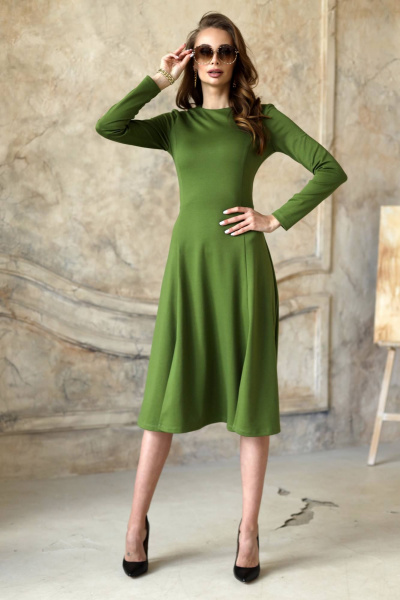 Платье F de F 5074 оливковый - фото 1