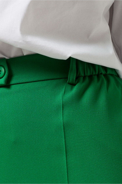 Блуза, брюки PND 01420P бело-зеленый - фото 5