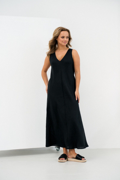 Платье Avord V3681 черный - фото 3