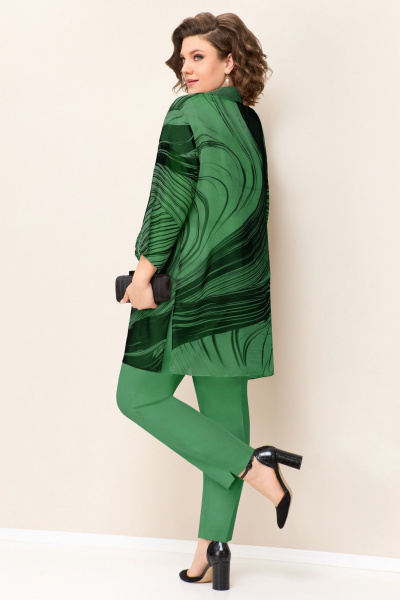 Блуза, брюки, топ VOLNA 1327 ярко-зеленый - фото 2