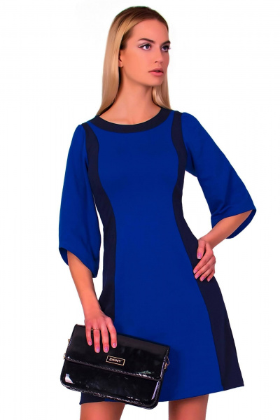 Платье F de F 1310 васильковый, темно-синий - фото 2