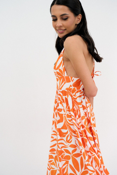 Платье ATTIKA А3732 оранжевый - фото 7