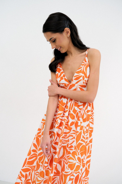 Платье ATTIKA А3732 оранжевый - фото 6