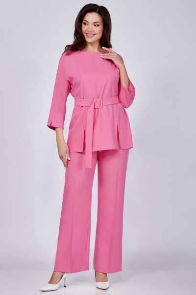 Блуза, брюки Мишель стиль 1073-2 розовый - фото 7