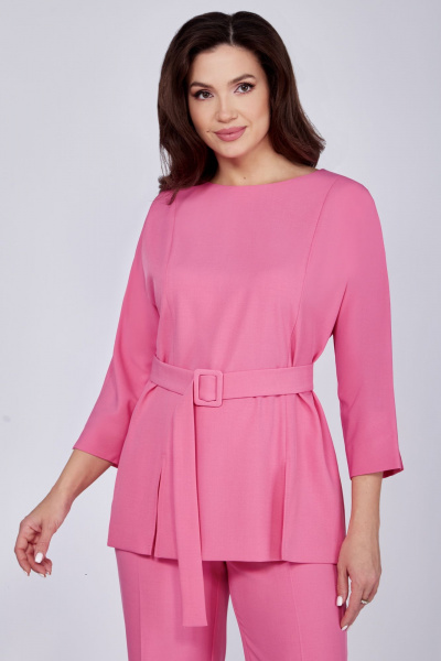 Блуза, брюки Мишель стиль 1073-2 розовый - фото 4