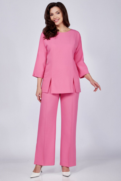 Блуза, брюки Мишель стиль 1073-2 розовый - фото 3