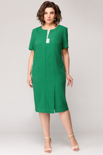 Платье Мишель стиль 1195 зеленый - фото 7