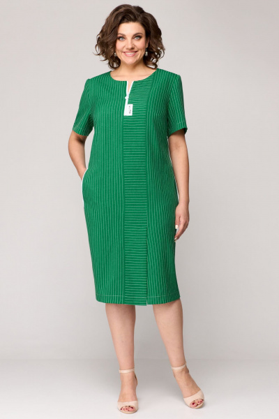 Платье Мишель стиль 1195 зеленый - фото 1