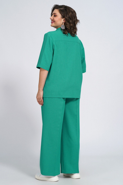 Блуза, брюки Alani Collection 2118 зеленый - фото 3