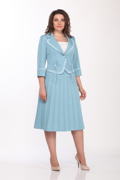 Блуза, жакет, юбка Lady Secret 1606 голубой - фото 1