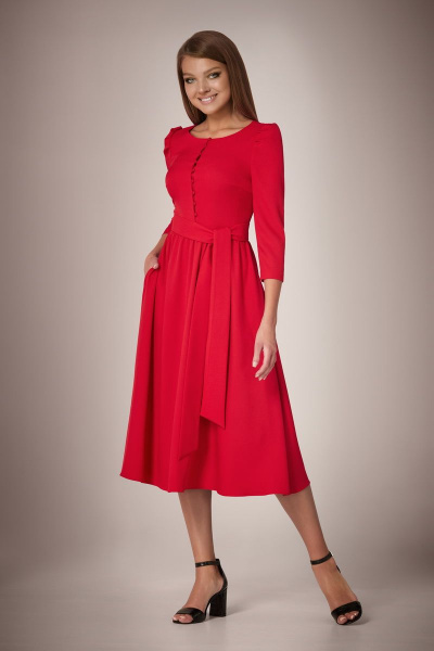 Платье Andrea Fashion AF-29 красный - фото 2