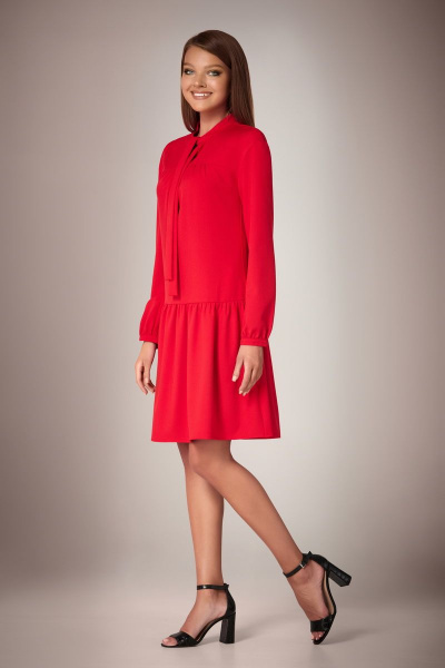 Платье Andrea Fashion AF-33 красный - фото 2