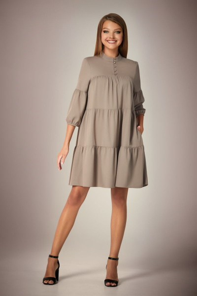 Платье Andrea Fashion AF-34 серый - фото 1
