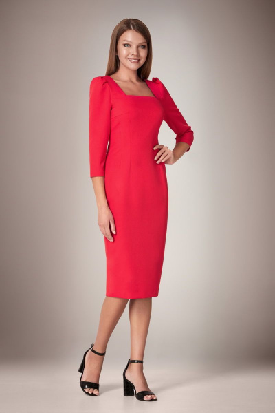 Платье Andrea Fashion AF-44 красный - фото 2