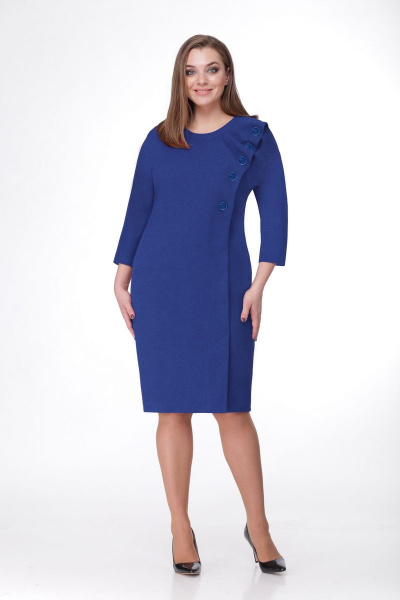 Платье VOLNA 1067 сине-васильковый - фото 1
