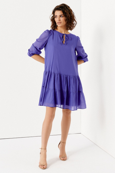 Платье Панда 140687w фиолетовый - фото 1
