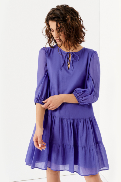 Платье Панда 140687w фиолетовый - фото 2