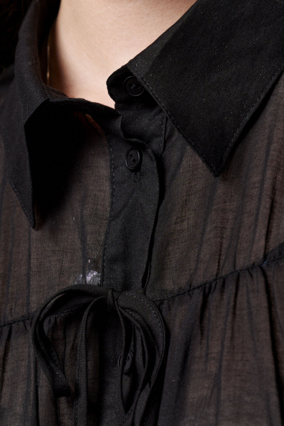 Блуза Панда 183940w черный - фото 3